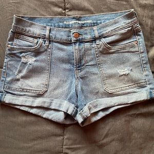 Boyfriend jean shorts